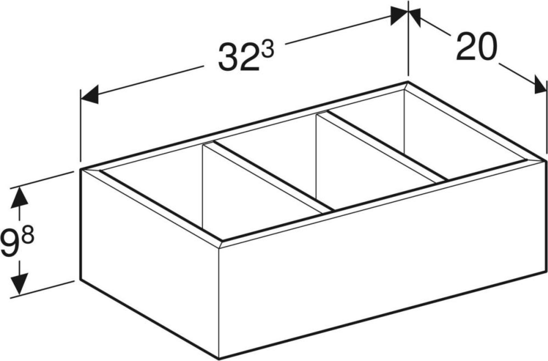 Перегородка для выдвижного ящика Geberit 500.676.00.1 - фото Geberit (Геберит) Shop