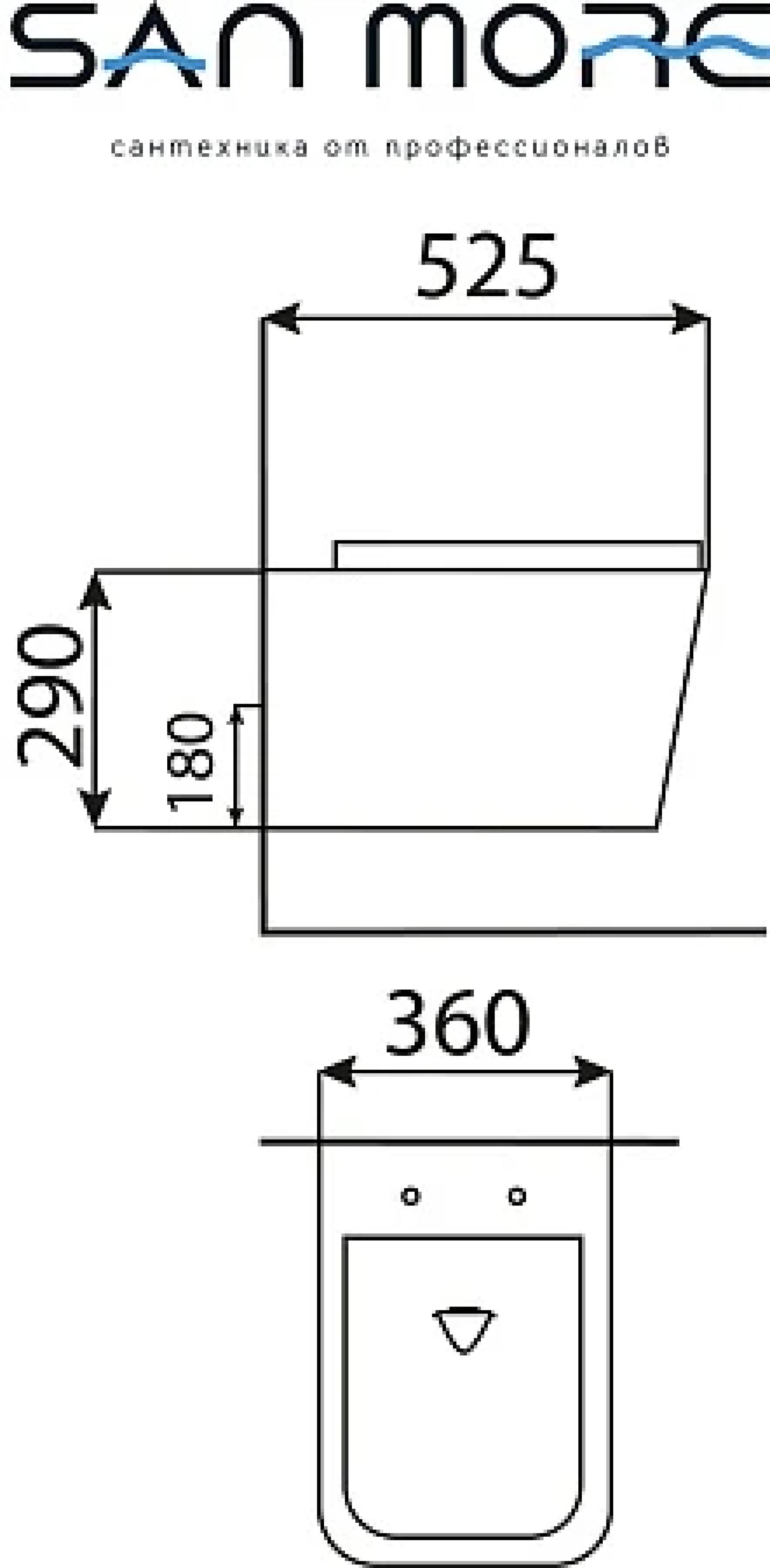 Комплект инсталляция Geberit Duofix Платтенбау 458.125.11.1 + унитаз San More Ispirare SMT971902 с сиденьем микролифт - фото Geberit (Геберит) Shop