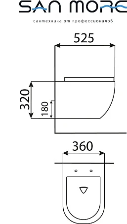 Комплект инсталляция Geberit Duofix Delta Платтенбау 458.122.21.1 + унитаз San More Fiaba SMT971901 с сиденьем микролифт - фото Geberit (Геберит) Shop