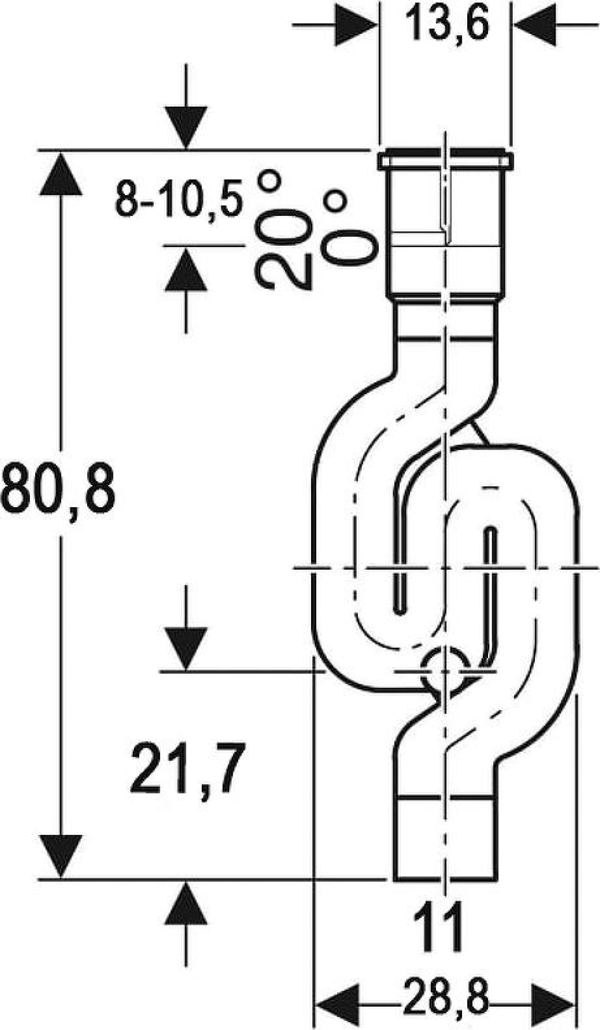 Сифон Geberit PE 367.813.16.1, черный - фото Geberit (Геберит) Shop