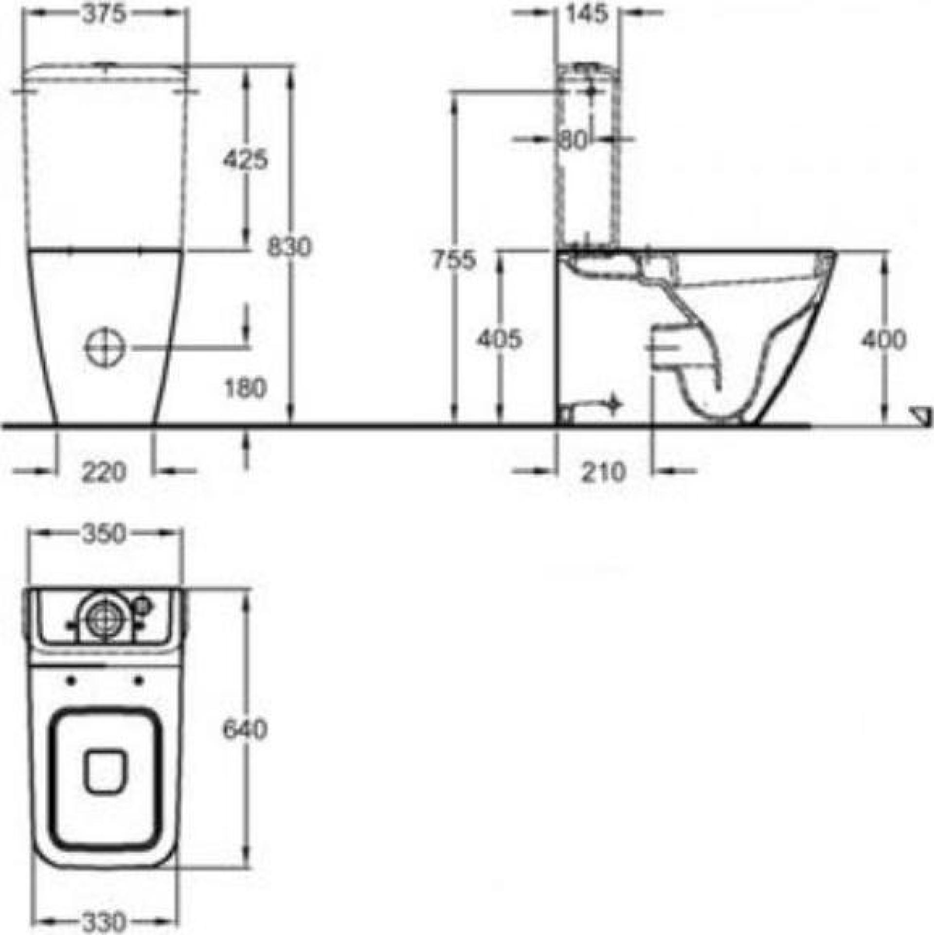 Бачок для унитаза Geberit (Keramag) it! F228960000, белый (уцененный товар) - фото Geberit (Геберит) Shop