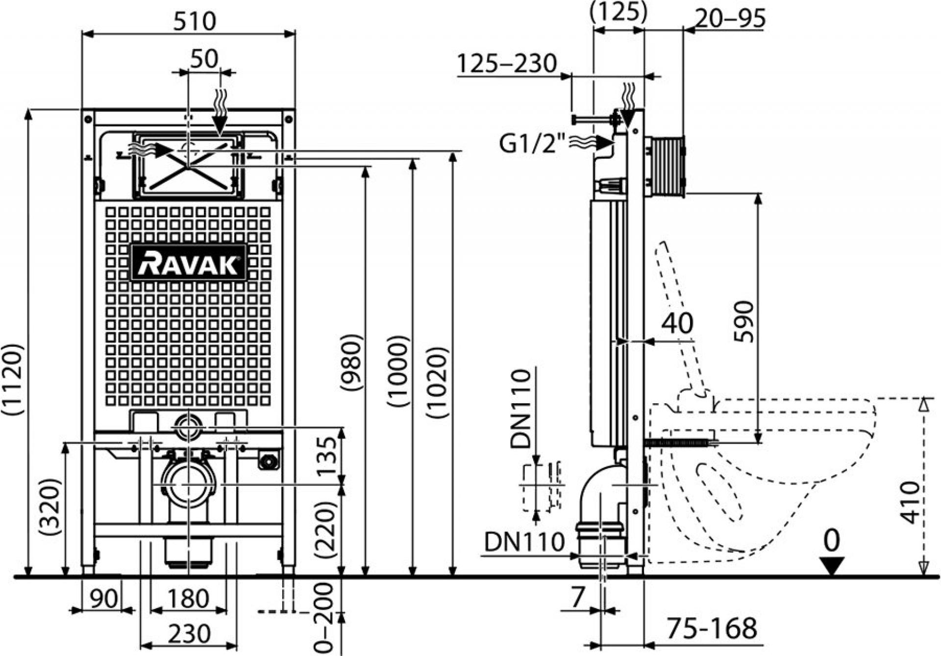 Система инсталляции для унитазов Ravak G II X01703 - фото Geberit (Геберит) Shop