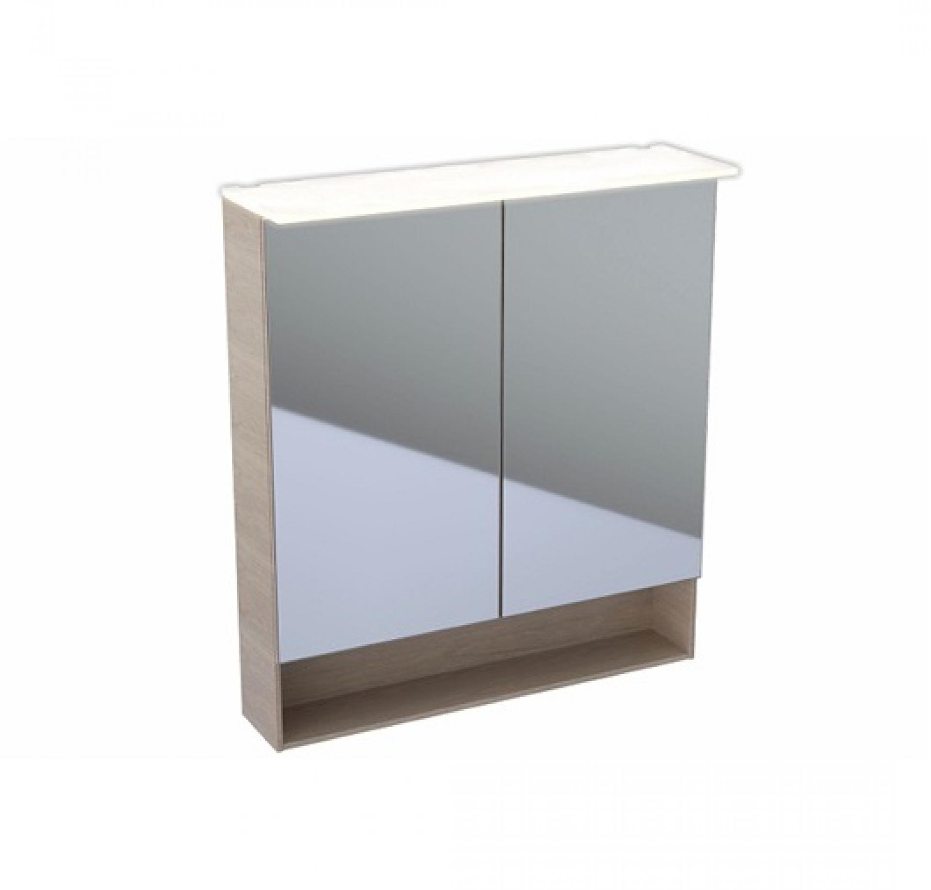 Зеркальный шкаф с подсветкой 75 см Geberit Acanto 500.645.00.2