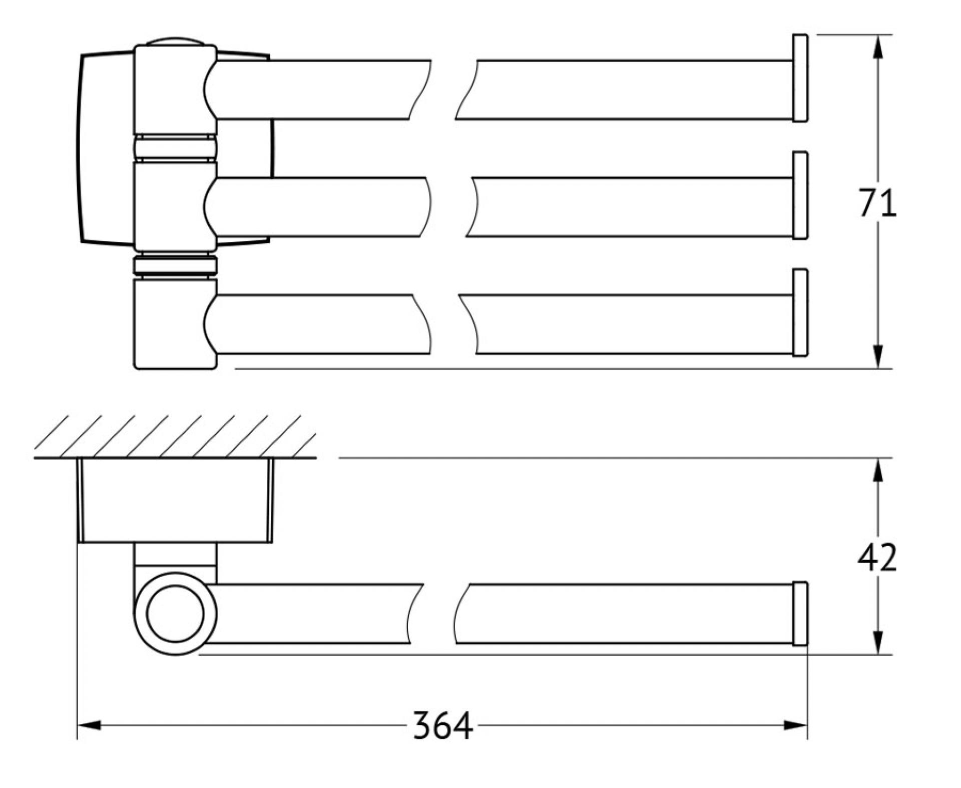 Полотенцедержатель FBS Esperado ESP 045 - фото Geberit (Геберит) Shop