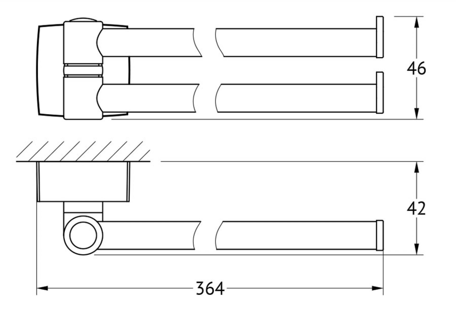 Полотенцедержатель FBS Esperado ESP 044 - фото Geberit (Геберит) Shop