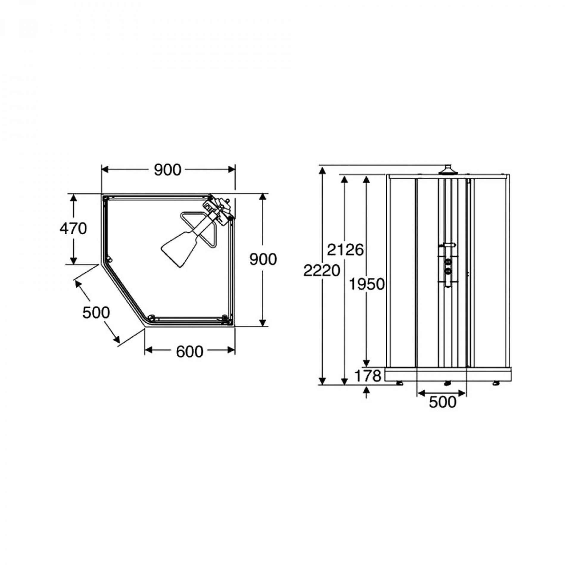 Душевая кабина 90x90 Ido Showerama 8-5 4985013909 - фото Geberit (Геберит) Shop