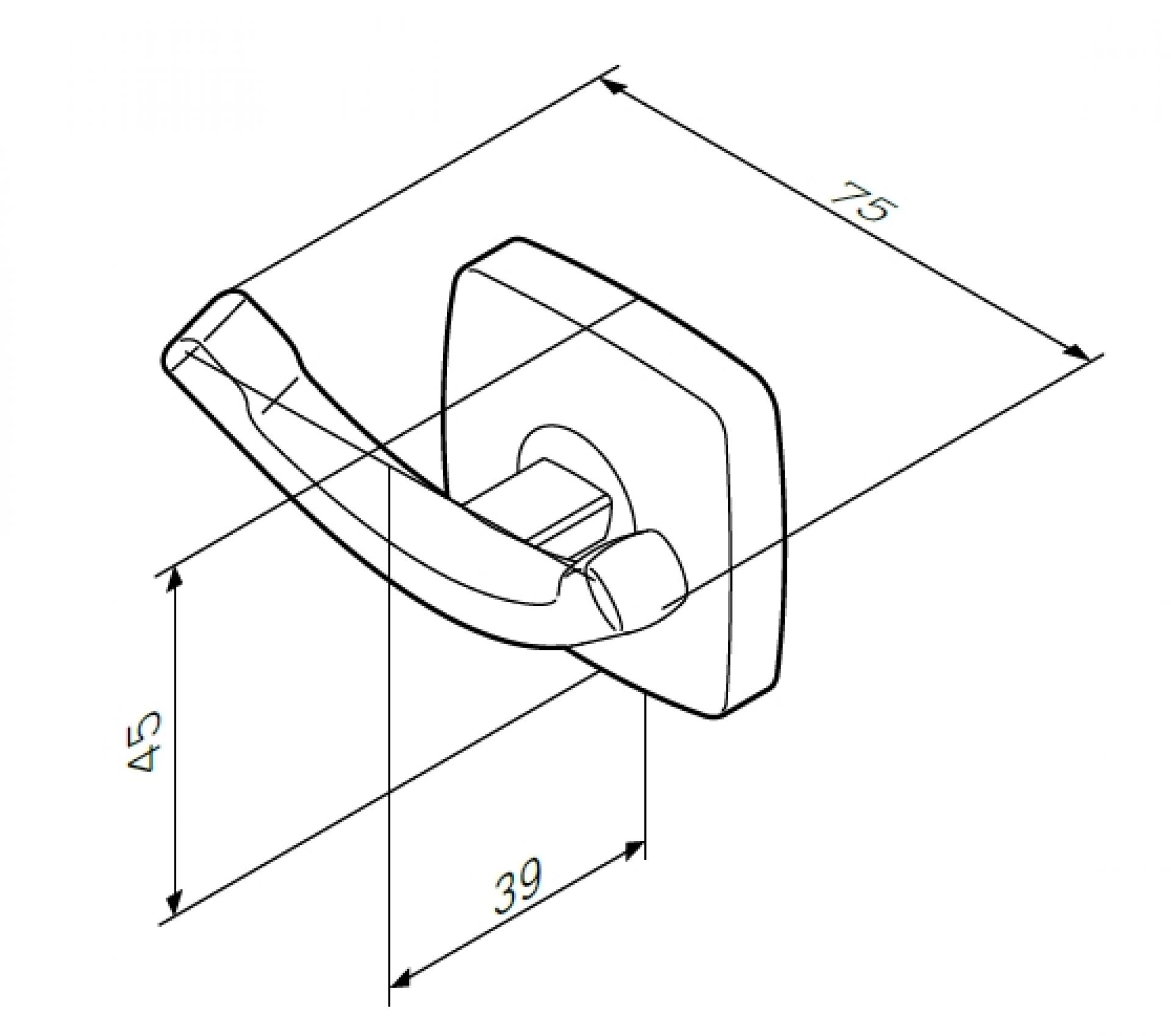 Крючок Am.Pm Gem A9035600 - фото Geberit (Геберит) Shop