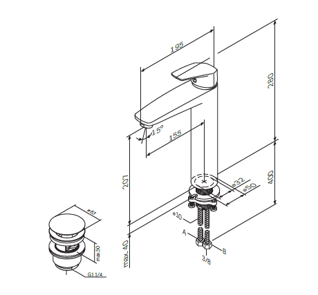 Смеситель для раковины Am.Pm Gem F9092200 - фото Geberit (Геберит) Shop