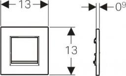 Кнопка смыва Geberit SIGMA 116.017.KJ.1 - фото Geberit (Геберит) Shop