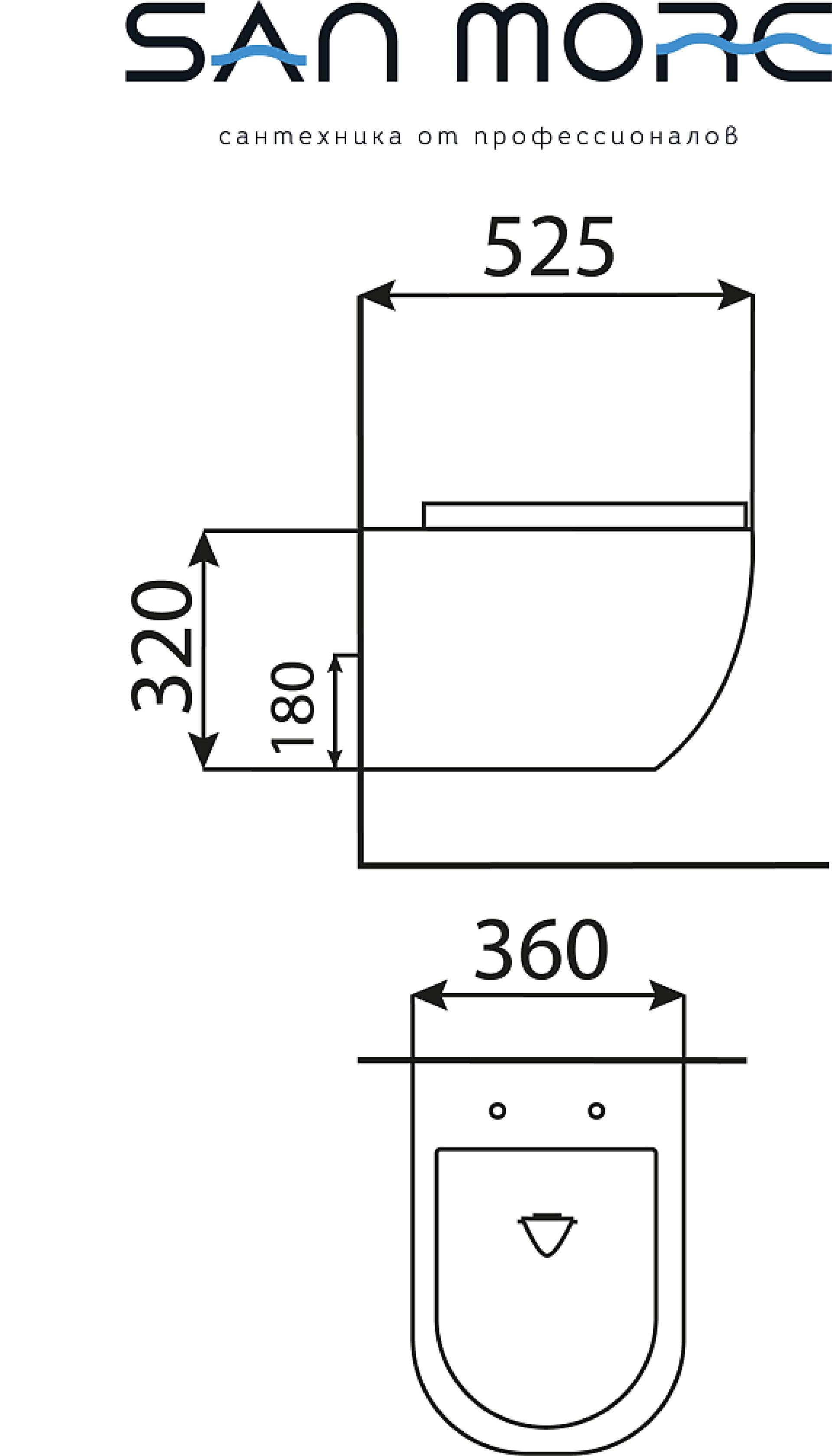 Комплект инсталляция Geberit Duofix 111.301.KJ.5 + унитаз San More Fiaba SMT971901 с сиденьем микролифт - фото Geberit (Геберит) Shop