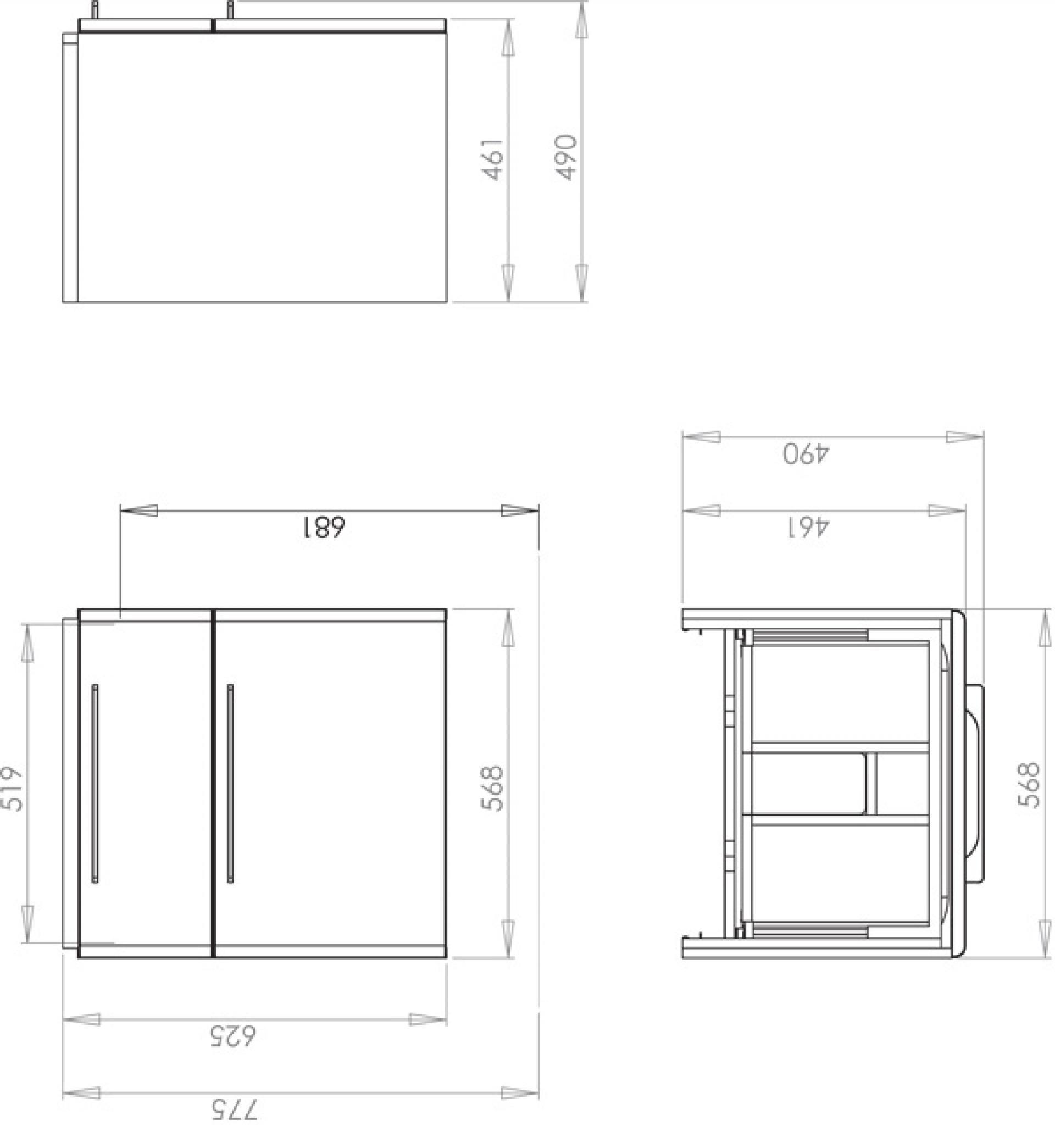 Тумба под раковину 60 IFO Grandy RK140060000 белый глянец - фото Geberit (Геберит) Shop