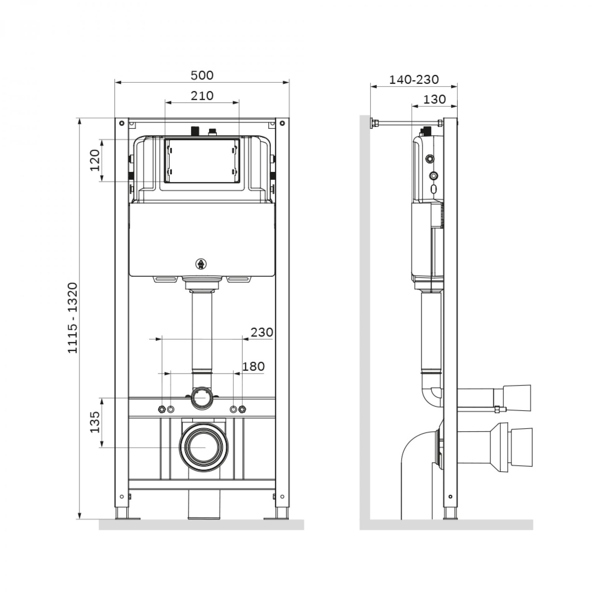 Инсталляция для подвесного унитаза Am.Pm Pro I012704 - фото Geberit (Геберит) Shop