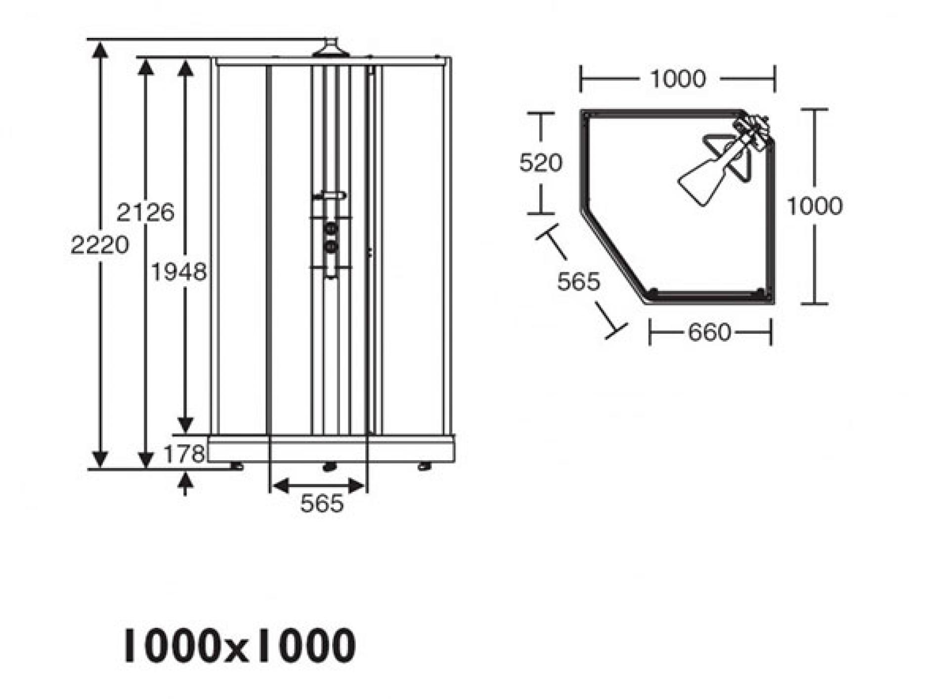 Душевая кабина 100x100 Ido Showerama 8-5 4985112010 - фото Geberit (Геберит) Shop