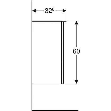 Шкаф Geberit Smyle Square 500.359.JR.1 коричневый - фото Geberit (Геберит) Shop