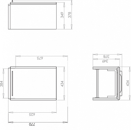 Тумба под раковину 45 IFO Grandy RK140045000 белый глянец - фото Geberit (Геберит) Shop