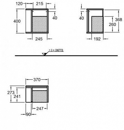 Шкаф боковой Geberit (Keramag) iCon xs 840237000 - фото Geberit (Геберит) Shop