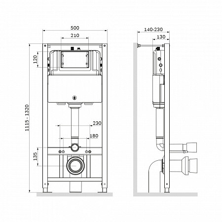 Инсталляция для подвесного унитаза Am.Pm Pro I012704 - фото Geberit (Геберит) Shop