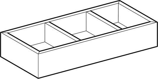 Перегородка для выдвижного ящика Geberit 500.677.00.1 - фото Geberit (Геберит) Shop