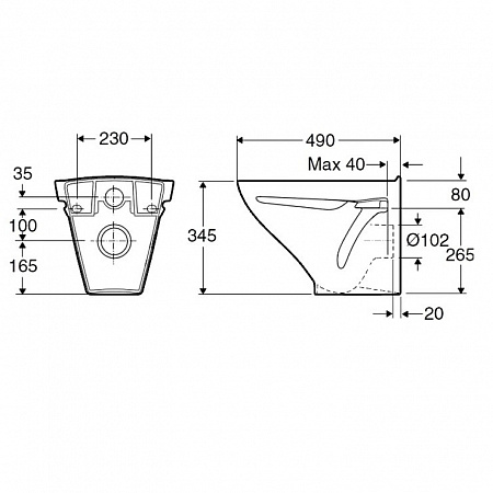 Комплект Geberit Duofix 458.124.21.1 UP100 с подвесным унитазом IFO SIGN 687500009 с крышкой-сиденьем 99263 soft-close - фото Geberit (Геберит) Shop